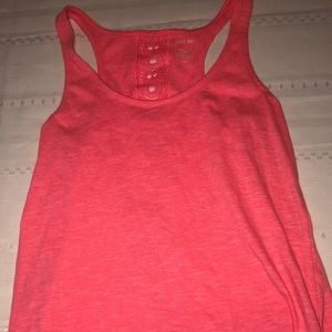 Flowy bottom racer back tank
